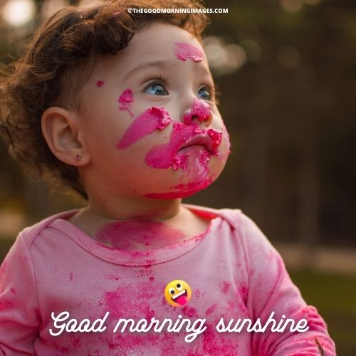 Good Morning Sunshine meme funny babies