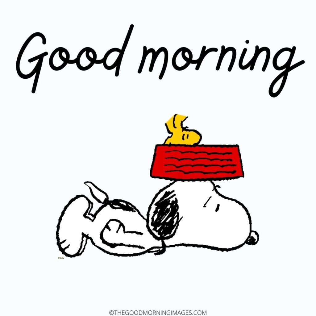 snoopy good morning pic