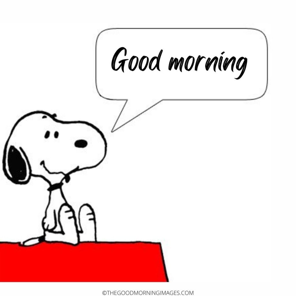 snoopy good morning gif