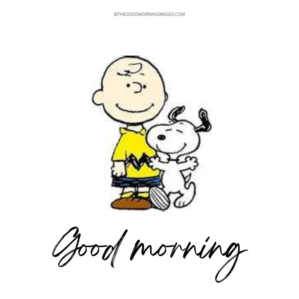 snoopy good morning hugs