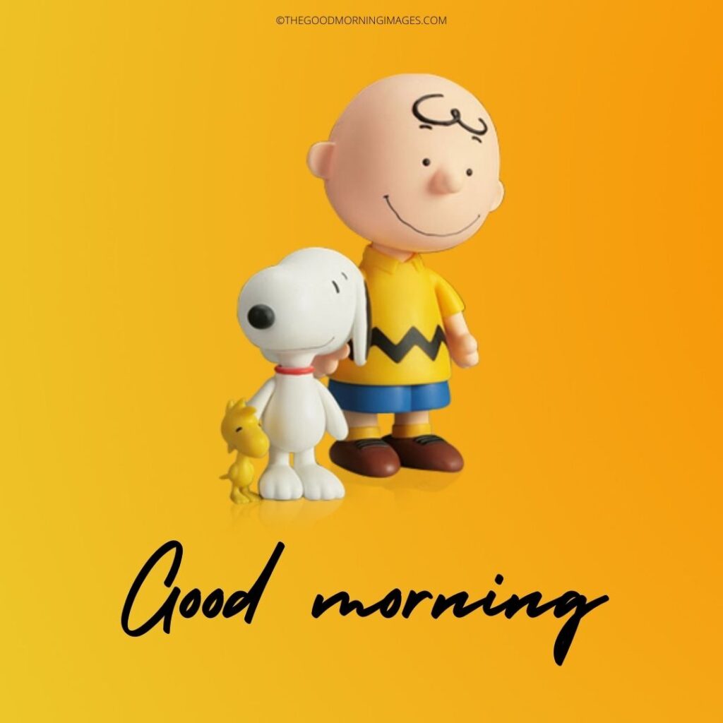 good morning snoopy images