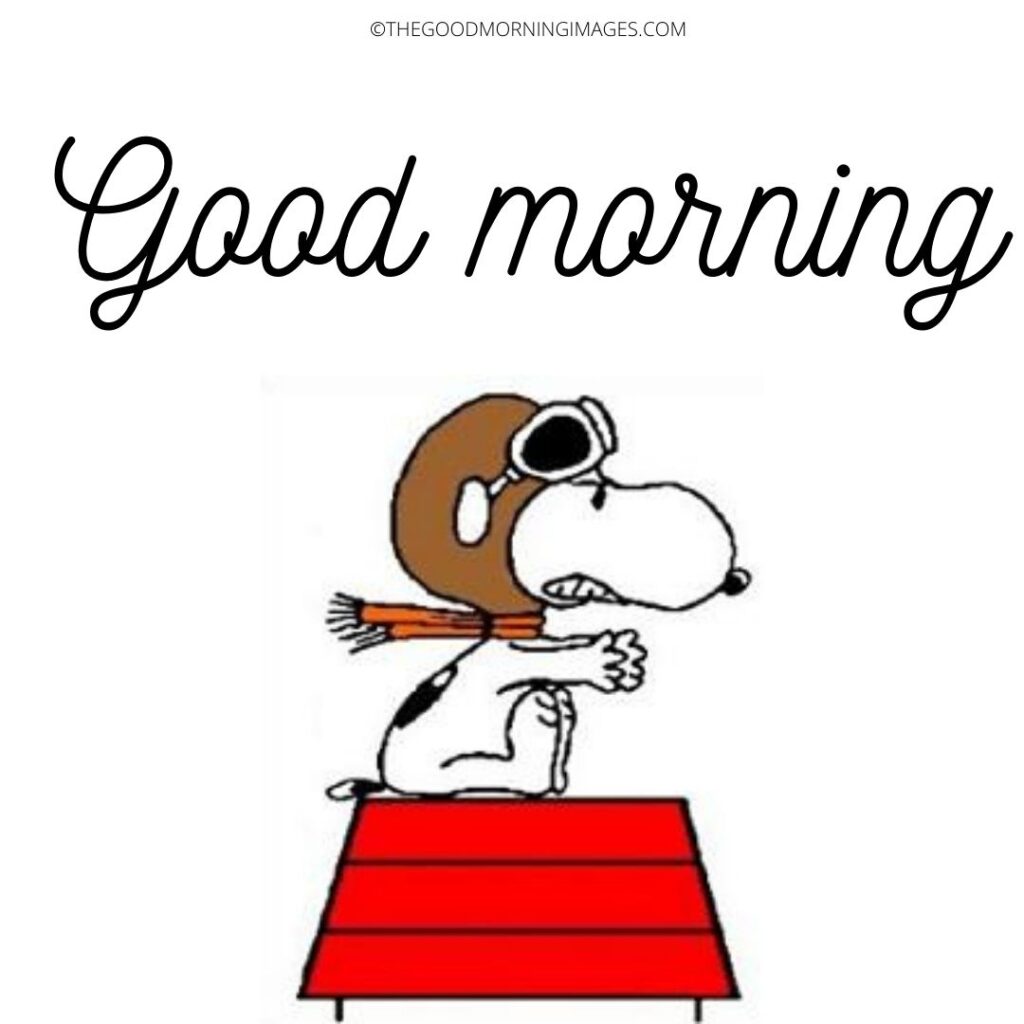 good morning red snoopy images