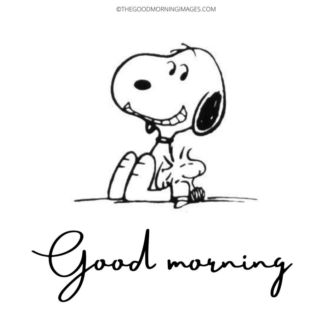 snoopy good morning