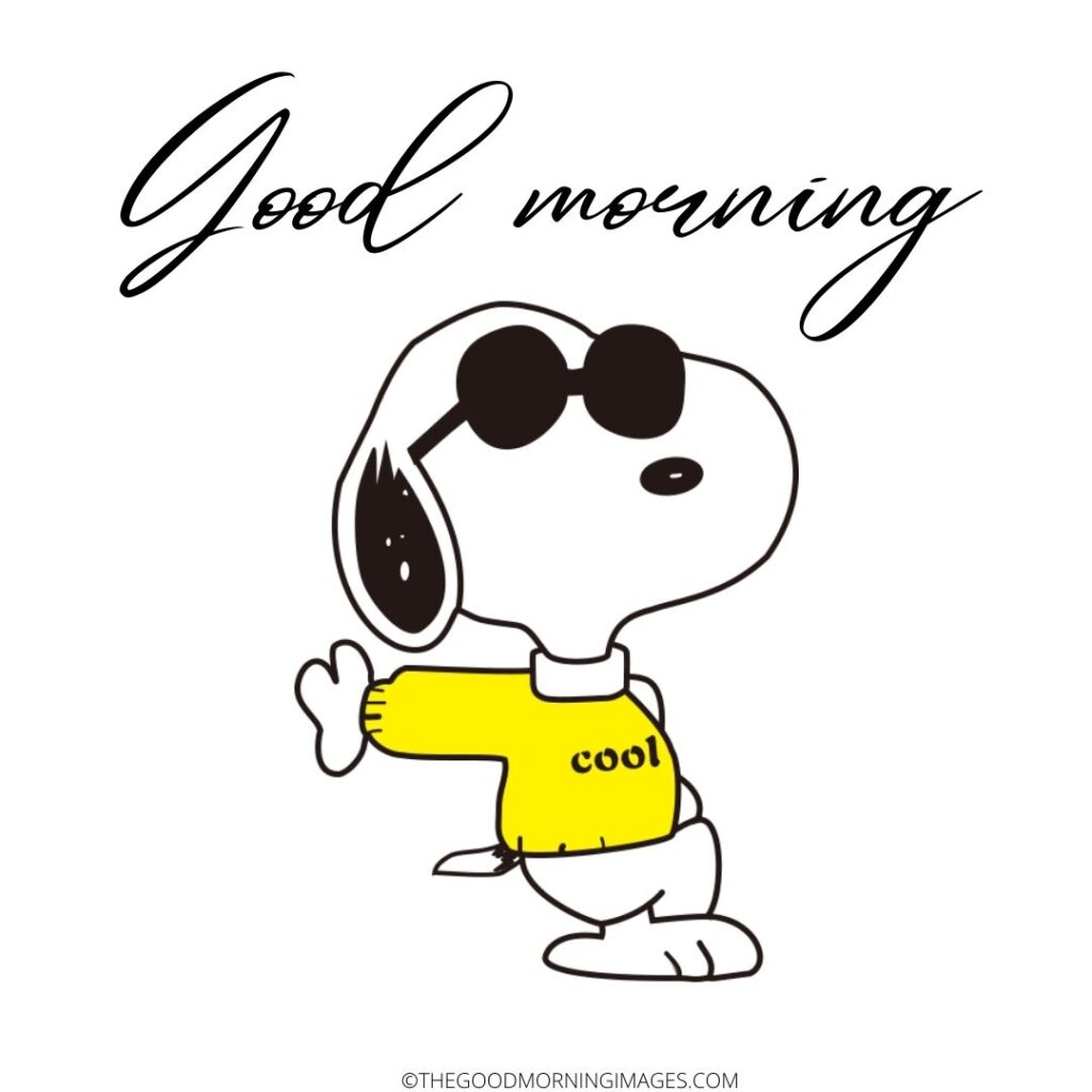 snoopy good morning images