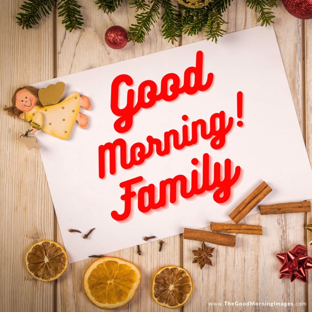 51+ Good Morning Family Images [Happy & Cute]