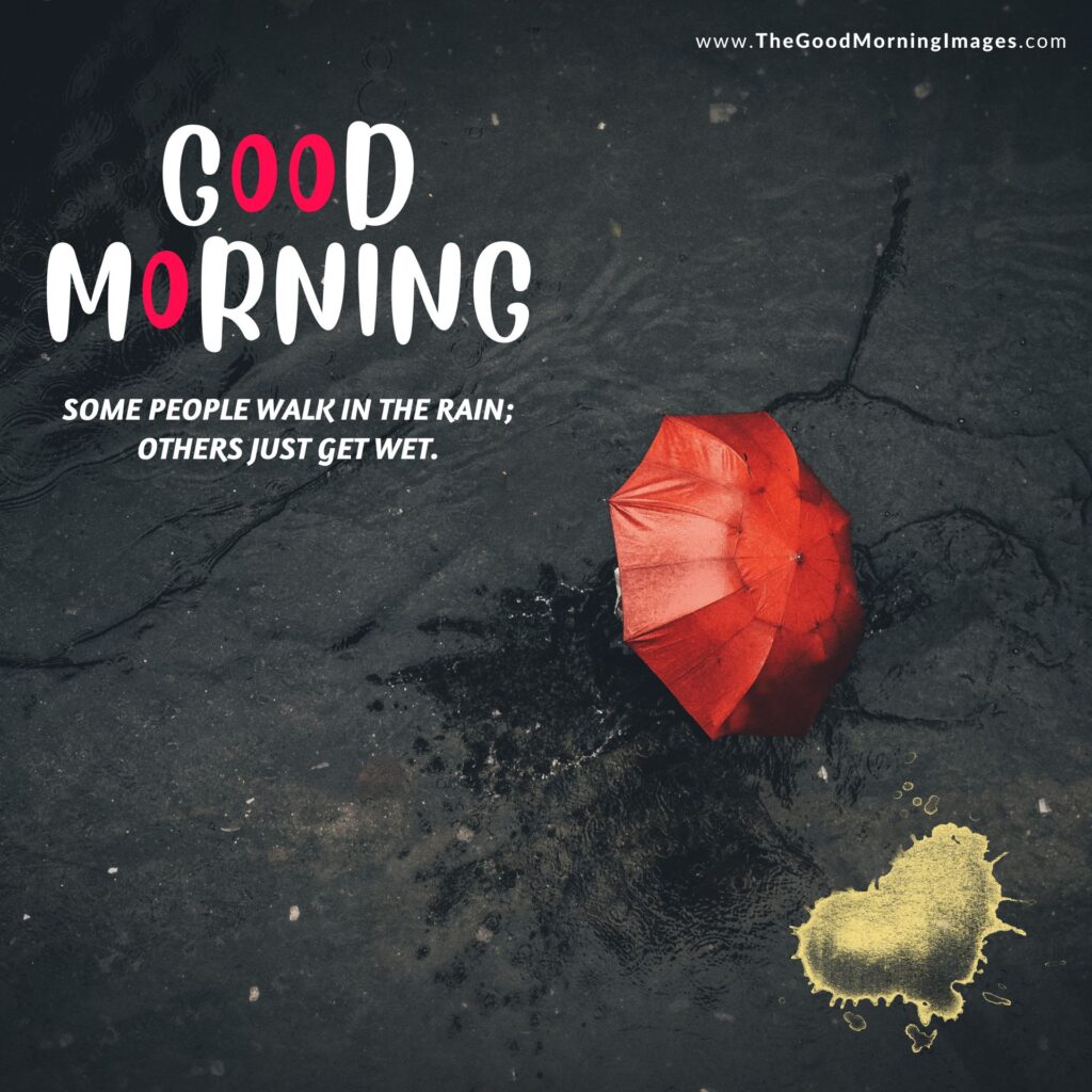 good morning rain images