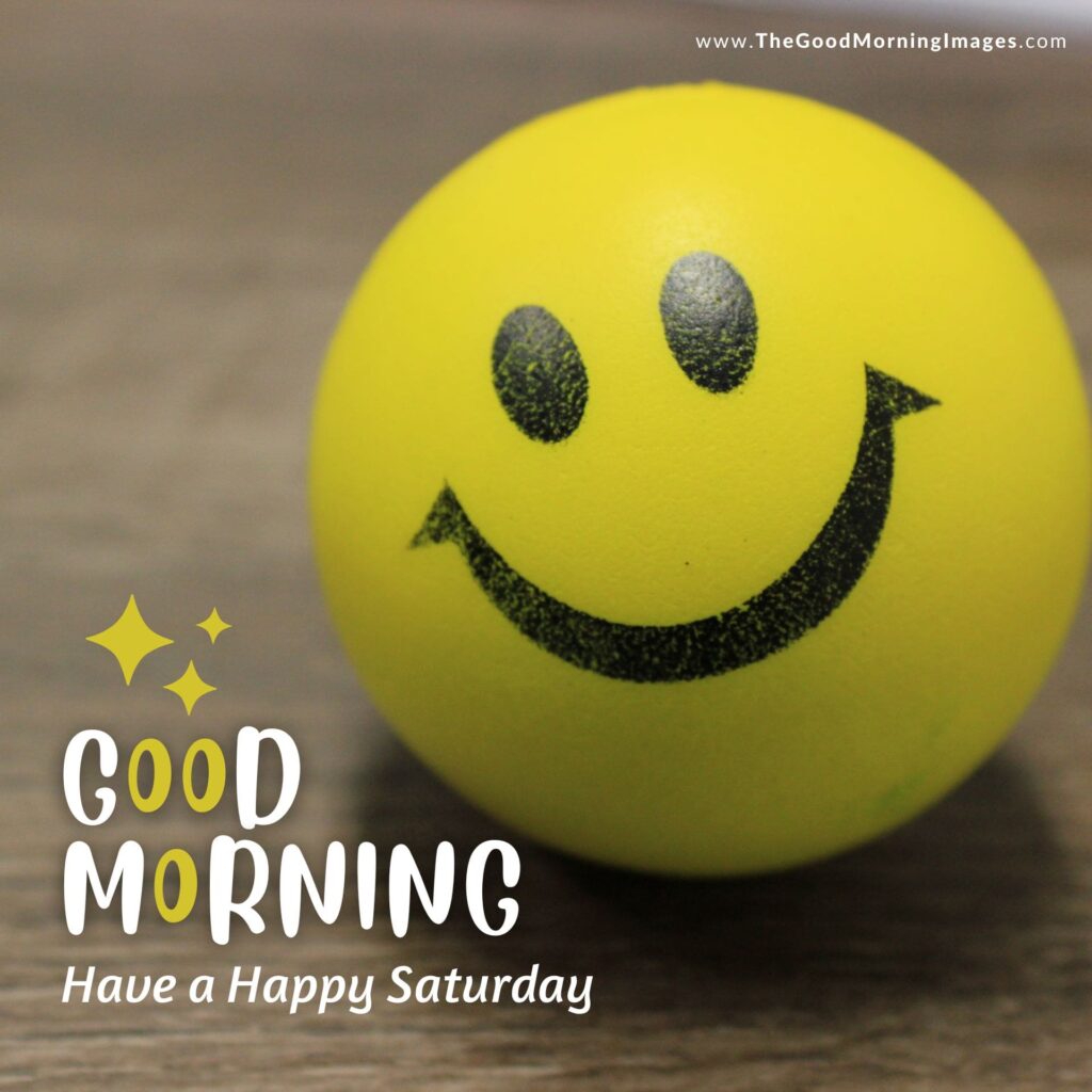good morning Saturday images smiley