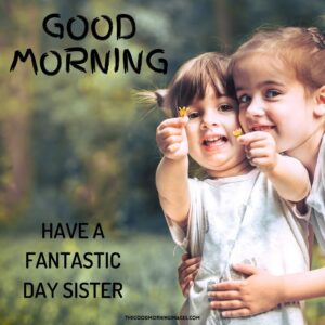 50+ Sweet Good Morning Sister Images [Make Her Day]