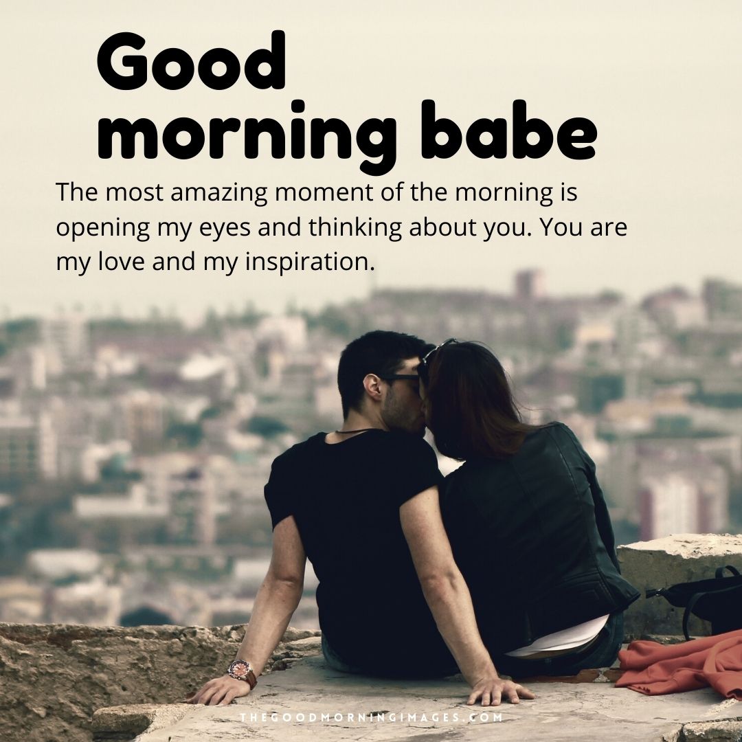 Good Morning Babe Kiss Image