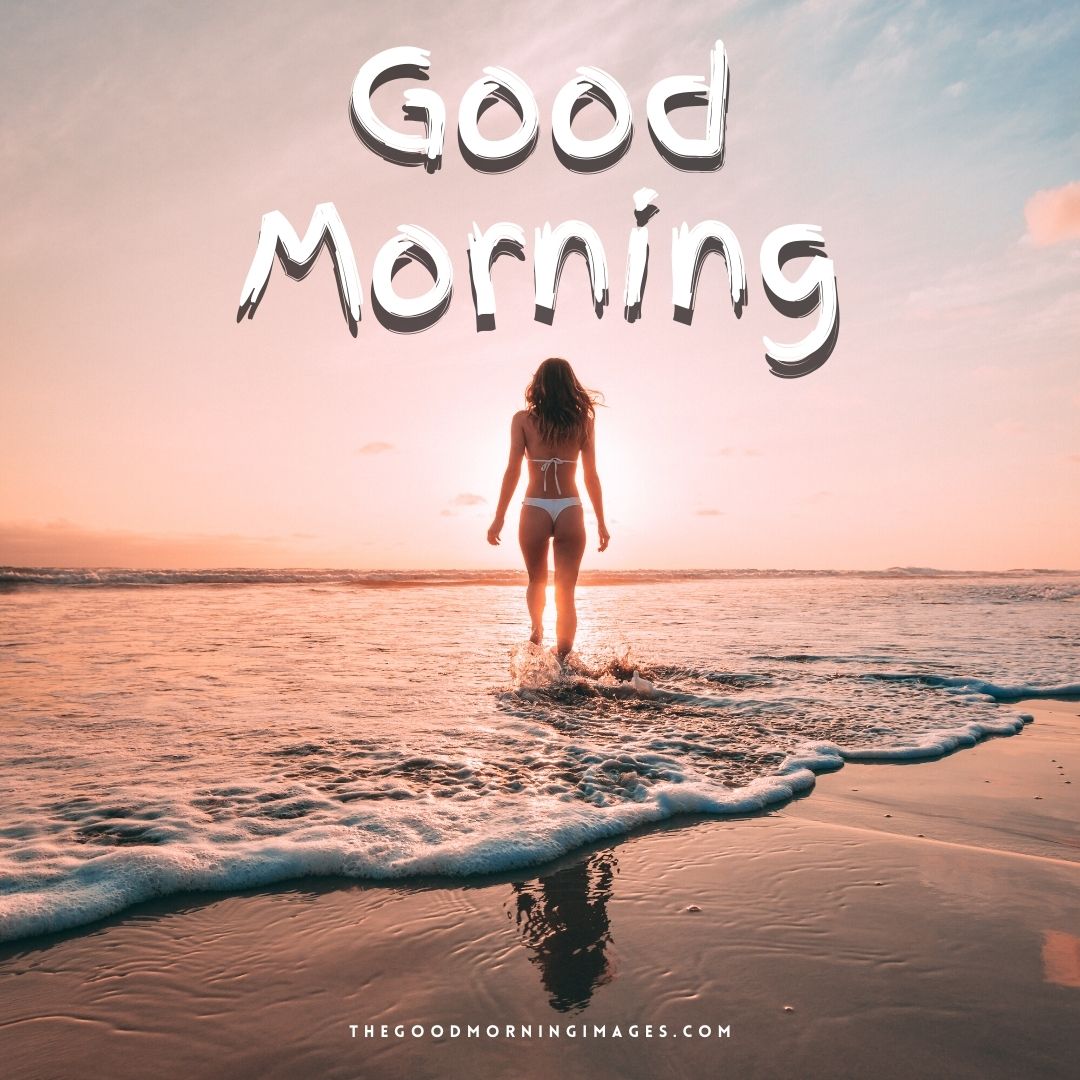 Good morning beach images