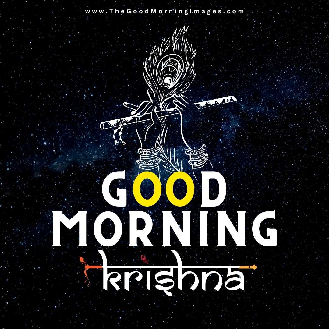 good morning images of lord krishna