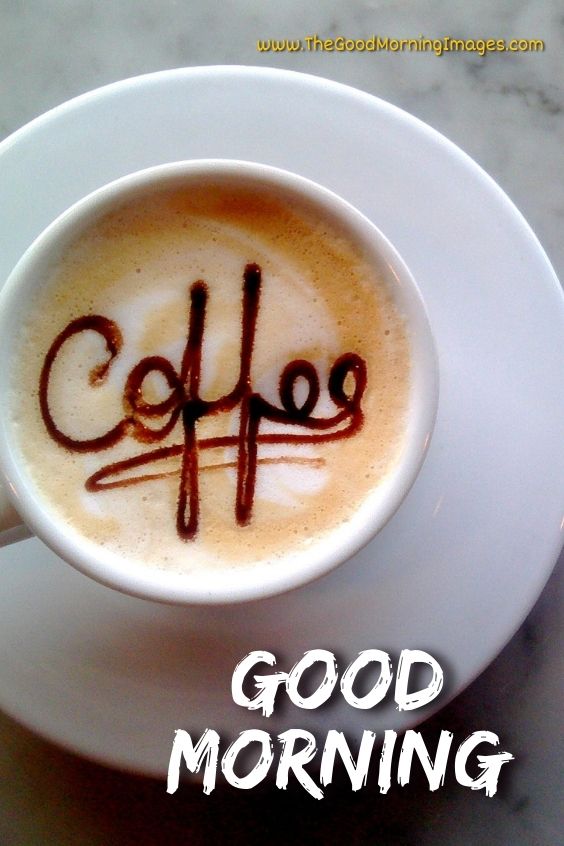 good morning coffee image