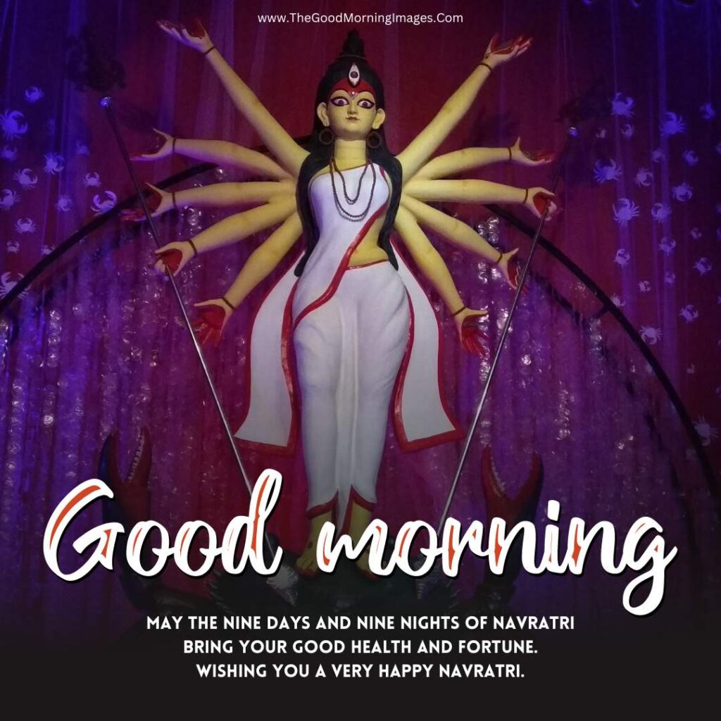 good morning navratri images