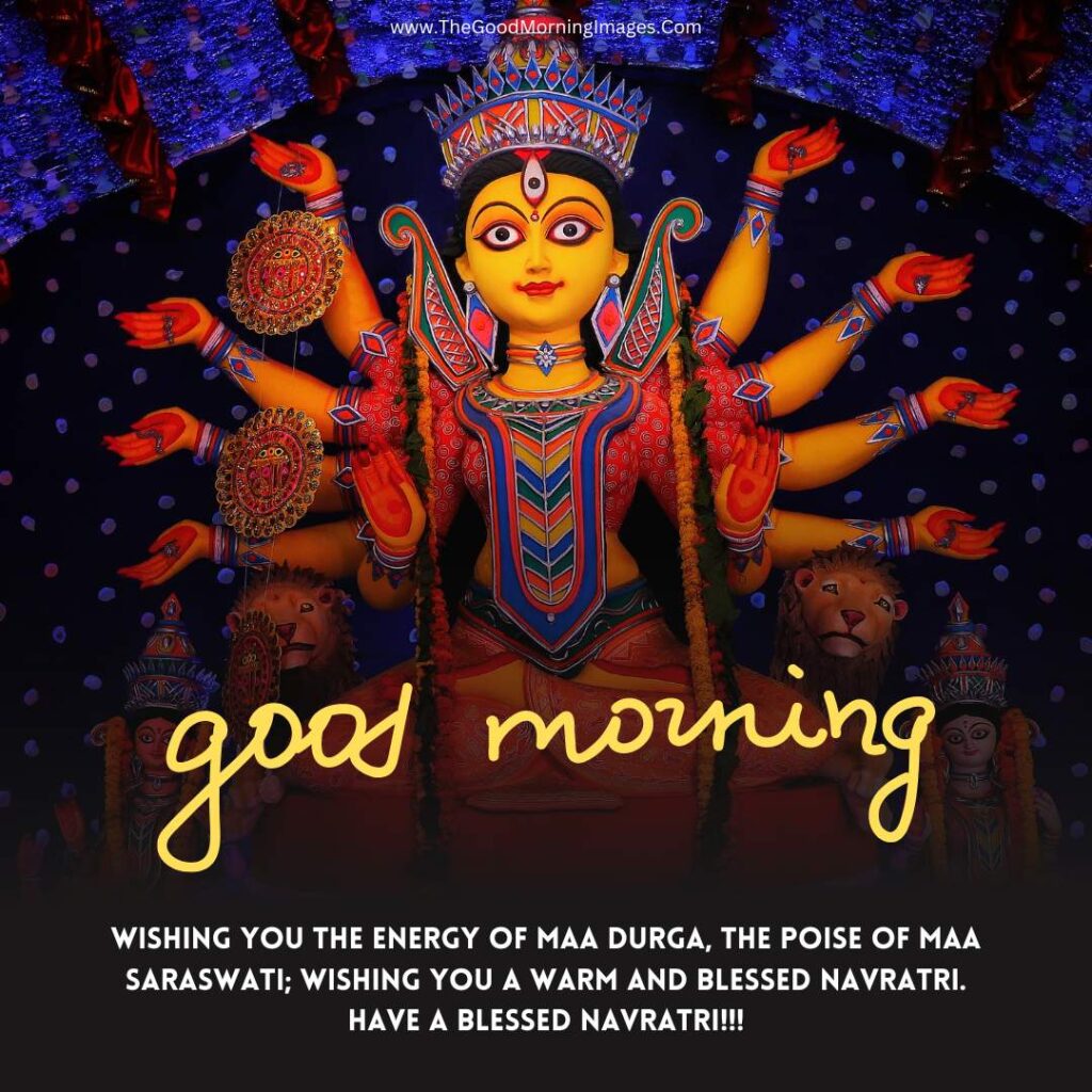 good morning navratri images