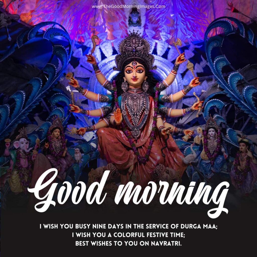 good morning goddess durga images