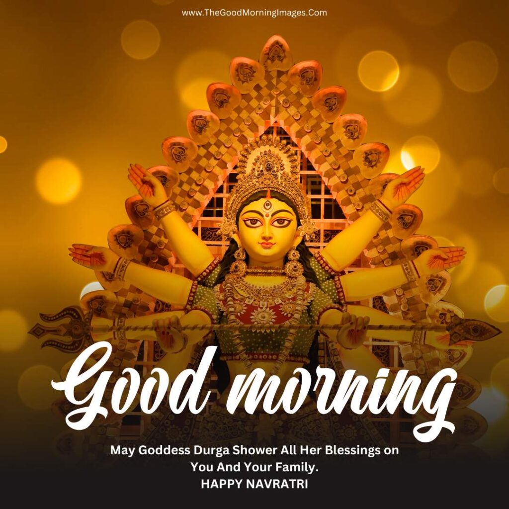 good morning navratri images