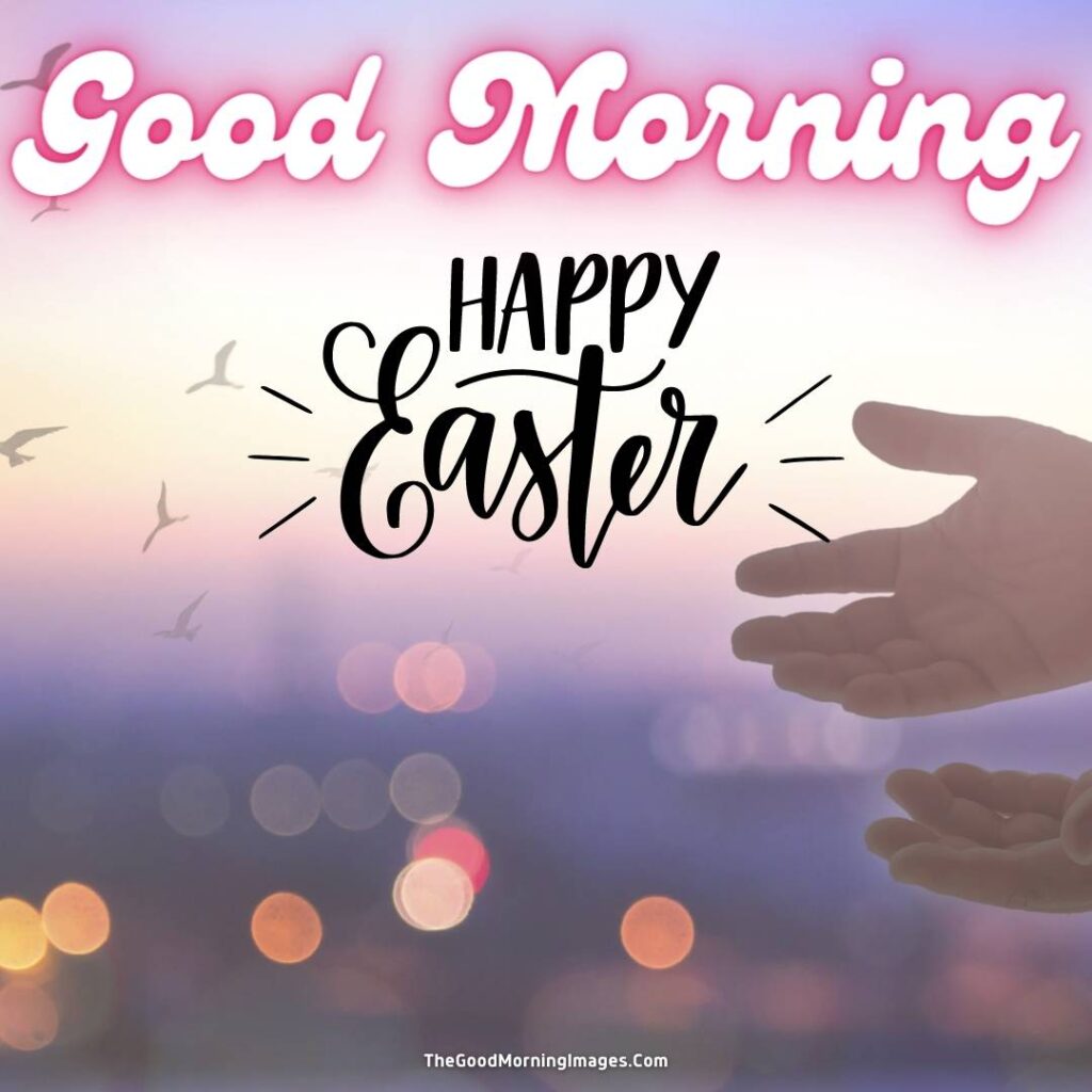 good morning and happy easter sunday