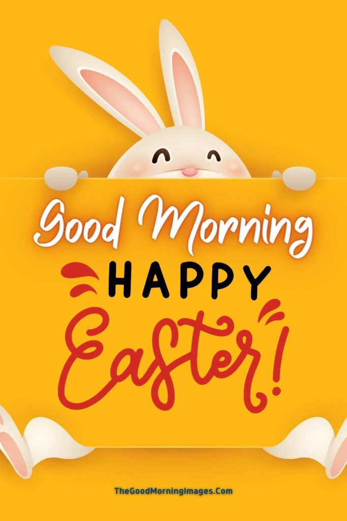 happy easter greetings good morning