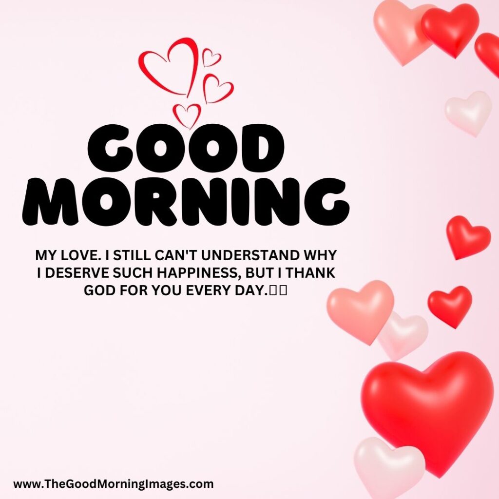 good morning images love text