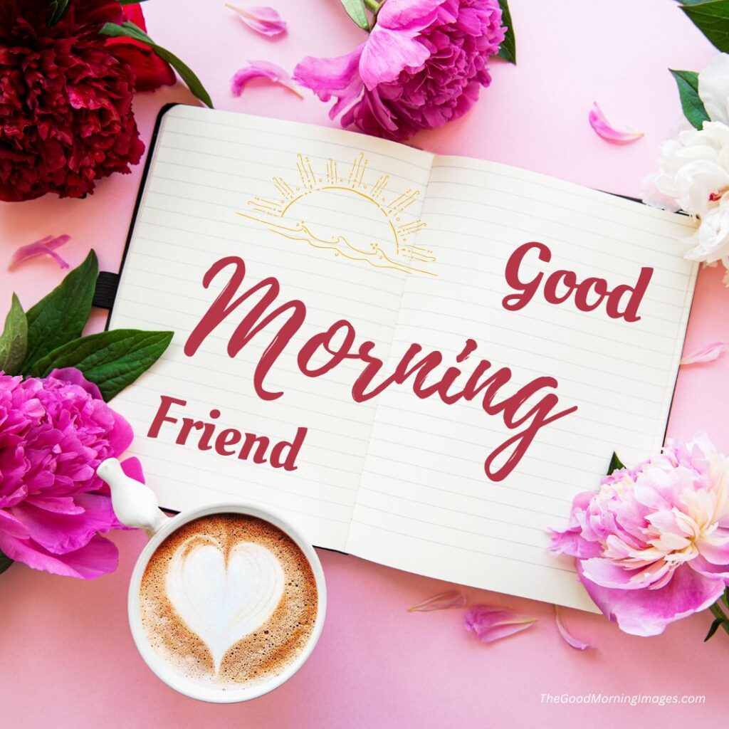 fresh good morning friend image